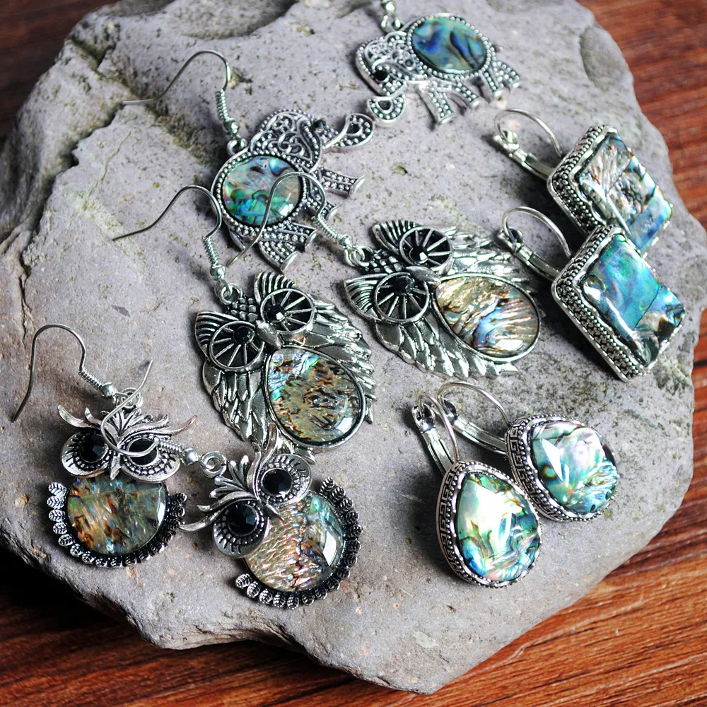 Yumfeel новые винтажные серьги металлический корпус Животные Сова Слон женские