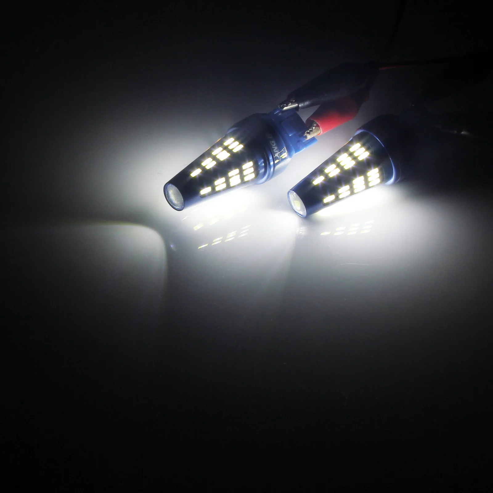 Angrong 2x высокое Мощность T20 582 7440 светодиодный светильник 580 7443 W21/5 Вт 48 SMD светодиодный лампочка индикатор дневные ходовые огни светильник белого цвета