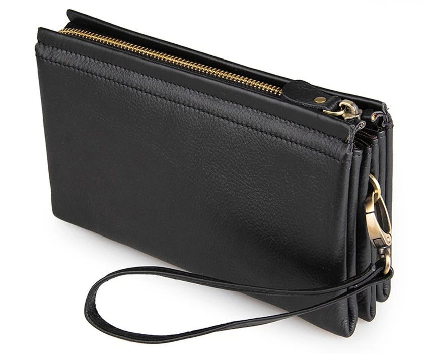 WERICHEST 2017 мужские кошельки из натуральной кожи новый мужской кошелек на молнии