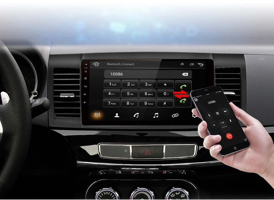 Junsun 2G+ 3 2G Android 8,1 4G Автомобильный Радио мультимедийный плеер для Mitsubishi Lancer 2007-2012 навигация gps 10,1 ''Авто 2 din без dvd
