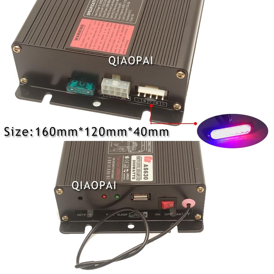 Беспроводная сигнальная сирена ультра тонкий громкоговоритель 200 Вт 12В/24В