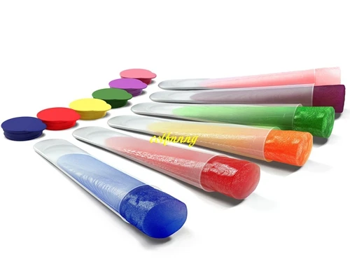 

120pcs/lot Ice Cream Mold Maker Food-Grade Silicone Ice Mold Kitchen Tool Mix colors