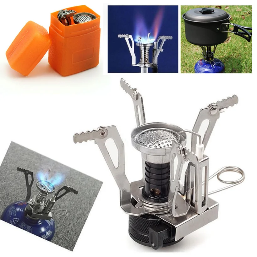1 шт. наружная газовая горелка для кемпинга печка газовые горелки Складная