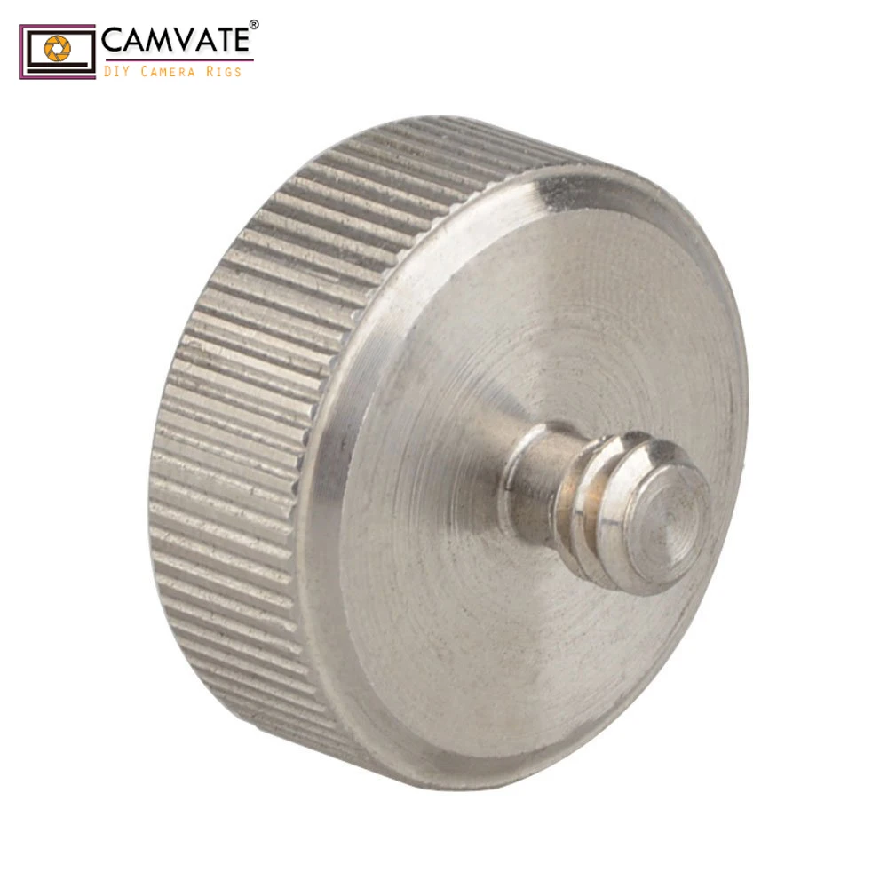 Металлический адаптер Camvate для камер с винтом 1/4 &quotдля штатива 3/8&quot C0927