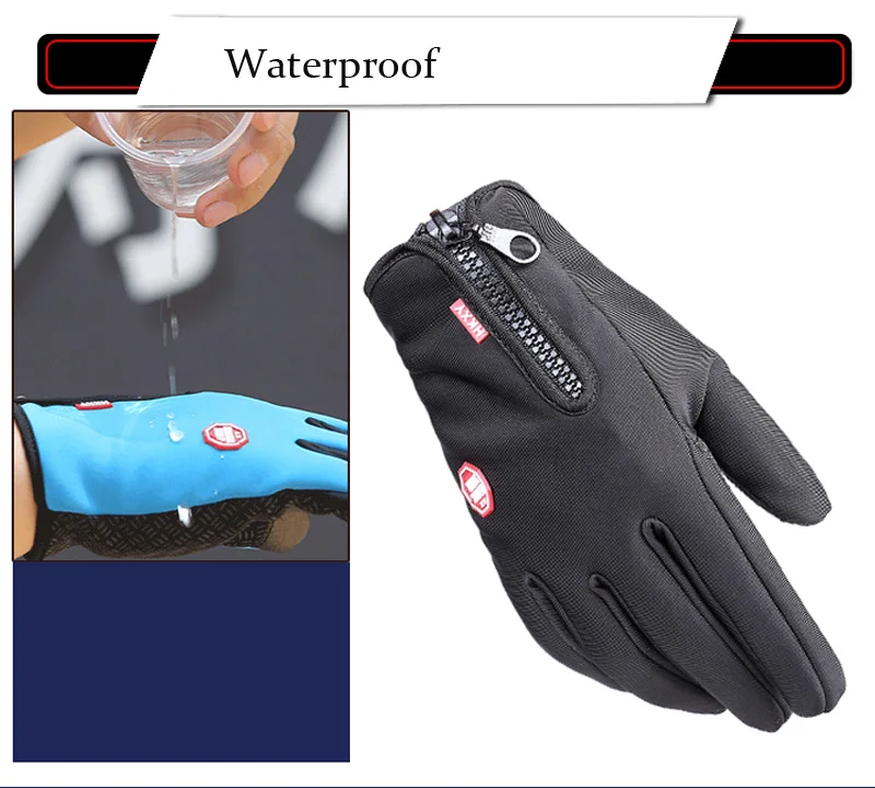 Перчатки с сенсорным экраном ветрозащитные перчатки для спорта на открытом