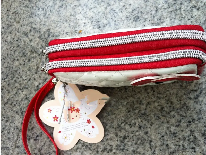 Новая женская сумочка Hello Kitty косметичка кошелек Чехол W1209