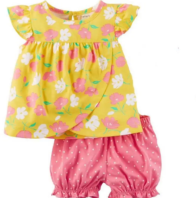 Новинка детский пижамный комплект летняя детская хлопковая одежда для сна с