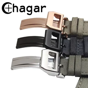 Модные дышащие ремешки для часов Iwc, Тканые нейлоновые холщовые прочные спортивные проложенные ремешки для часов, удобный кожаный ремешок 20 мм 22 мм