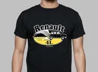 Мужские футболки с принтом, 100% хлопок, Круглый ворот, на заказ, футболка для Renault 4L, женская футболка