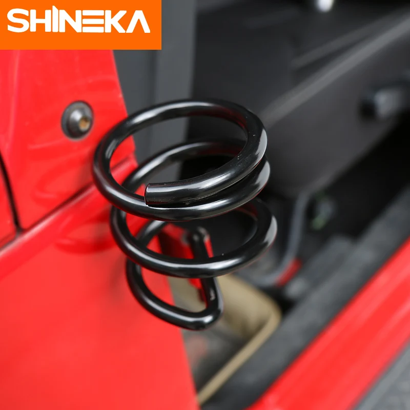 Автомобильная Боковая дверь SHINEKA металлический держатель для стакана воды