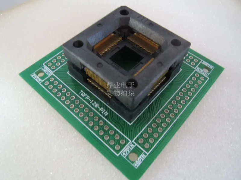 Оригинальные скважины IC тестовое сиденье устройство для горения Programm TQFP128 QFP128