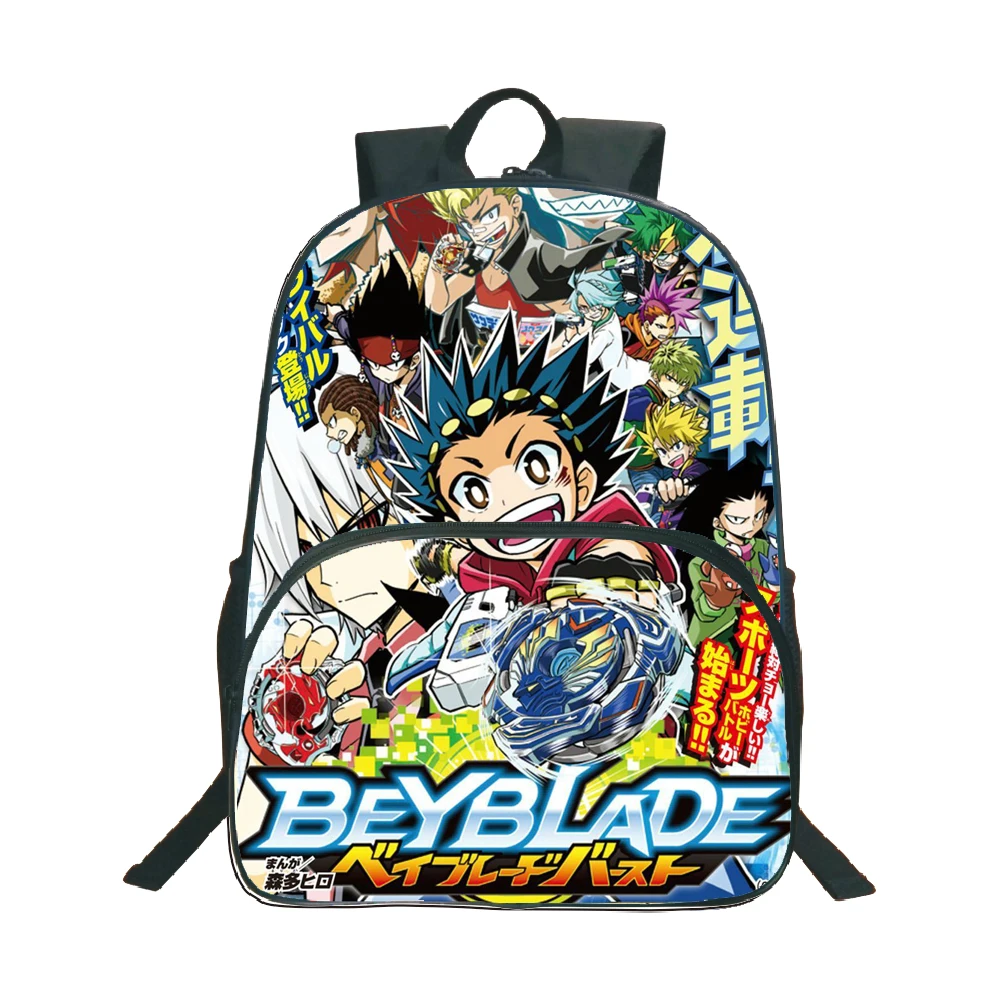Фото Рюкзак Beyblade школьный рюкзак модный с популярным рисунком красивый ранец для