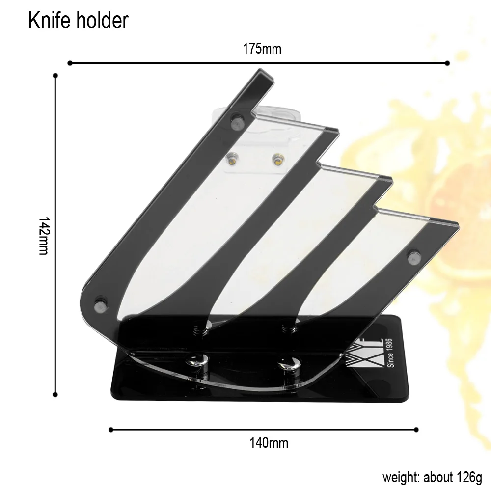 XYJ абсолютно бытовые инструменты кухонный нож держатель + 3 &quotфрукты 4&quot утилита 5