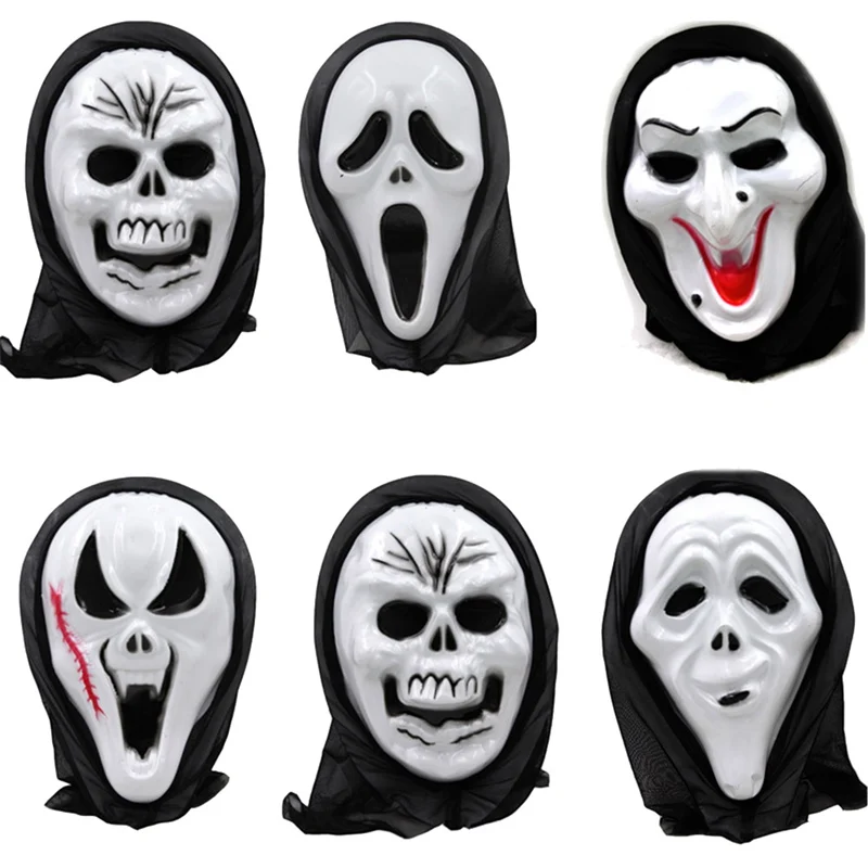 Death Final Scream Skull Ghost Mask поддельные лица мульти формы страшный Хэллоуин косплей