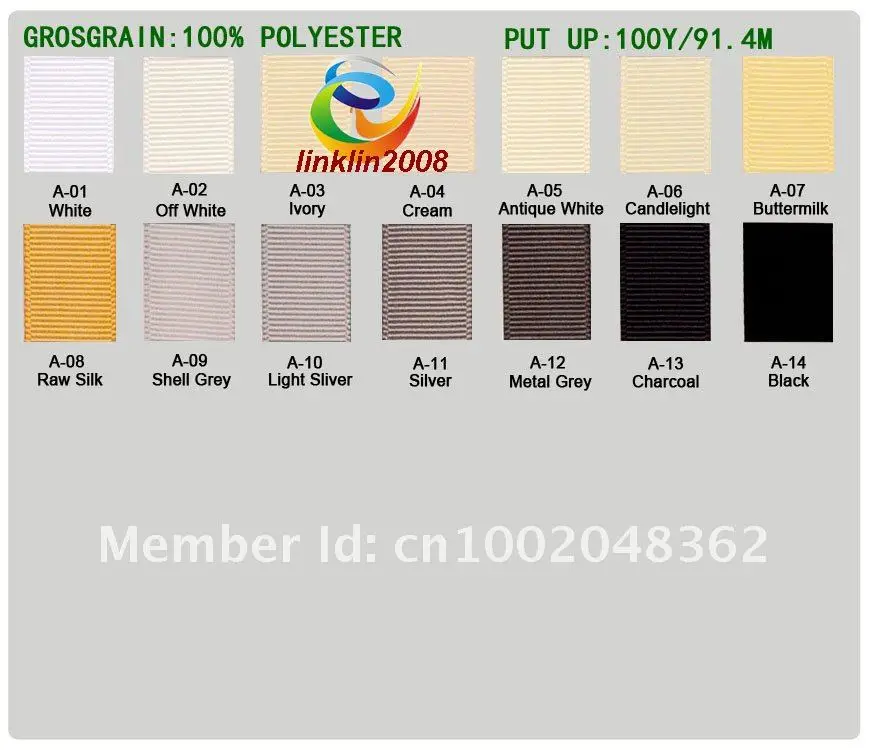 

Оптовая продажа, корсажная лента 100 ярдов, цветная свадебная лента и банты для волос 3/4 дюйма (19 мм), бесплатная доставка