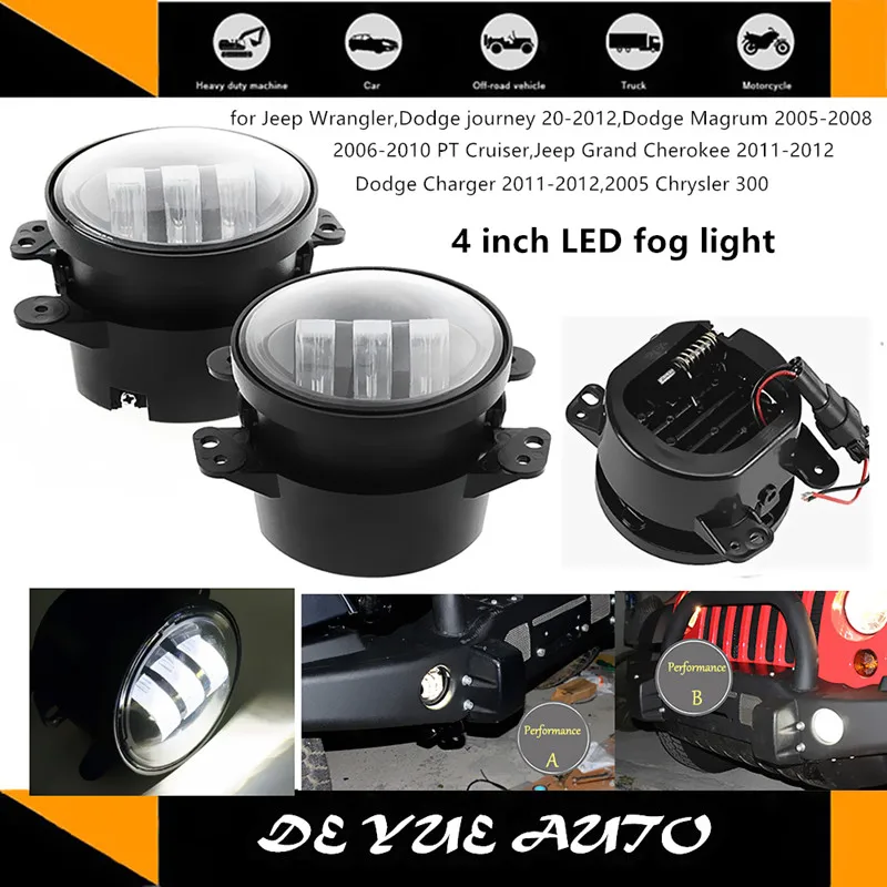 DHL быстрая доставка бесплатная для Jeep Grand Cherokee 2011 2012 wrangler 4 дюймовый круглый