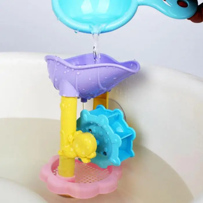 1 Набор, игрушка для ванной, душ, спрей, вода, водное колесо, ванна, аксессуары для ванной, для детей, M09