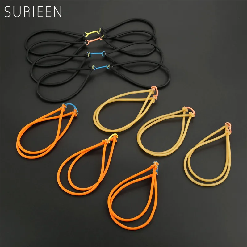 5 шт. рогатки ремешок из латексной резины для рыба стрелка Рыбалка Рогатка 1.7mmX4.5mm