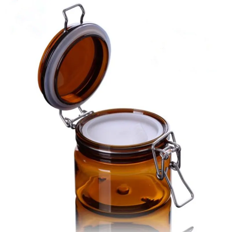 220 мл Для ванной Соль Бутылка Для женщин косметический fefillable jar пустой Пластик маска для лица контейнер f20172374