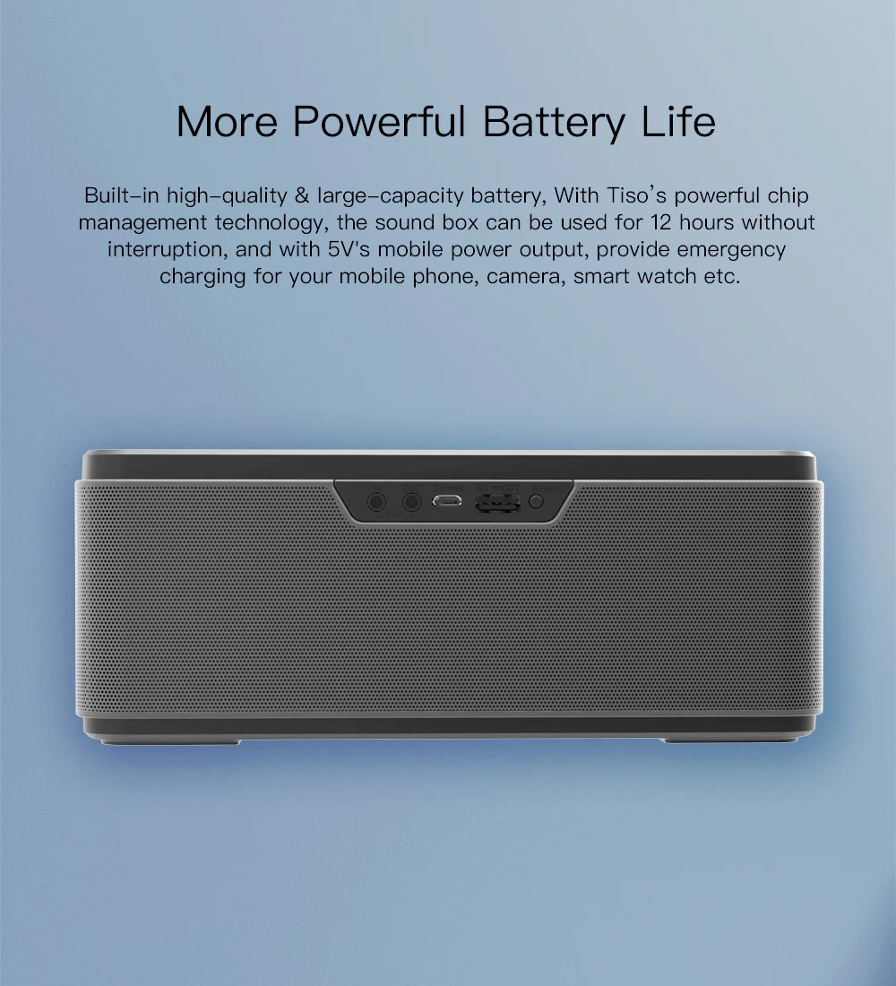 Tiso T12 30W 2,2 каналов беспроводные bluetooth-колонки