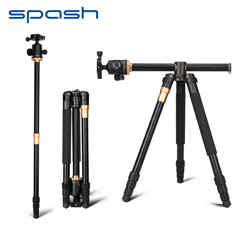 Spash Q999H Портативный штатив для камеры монопод профессиональный складной дорожный