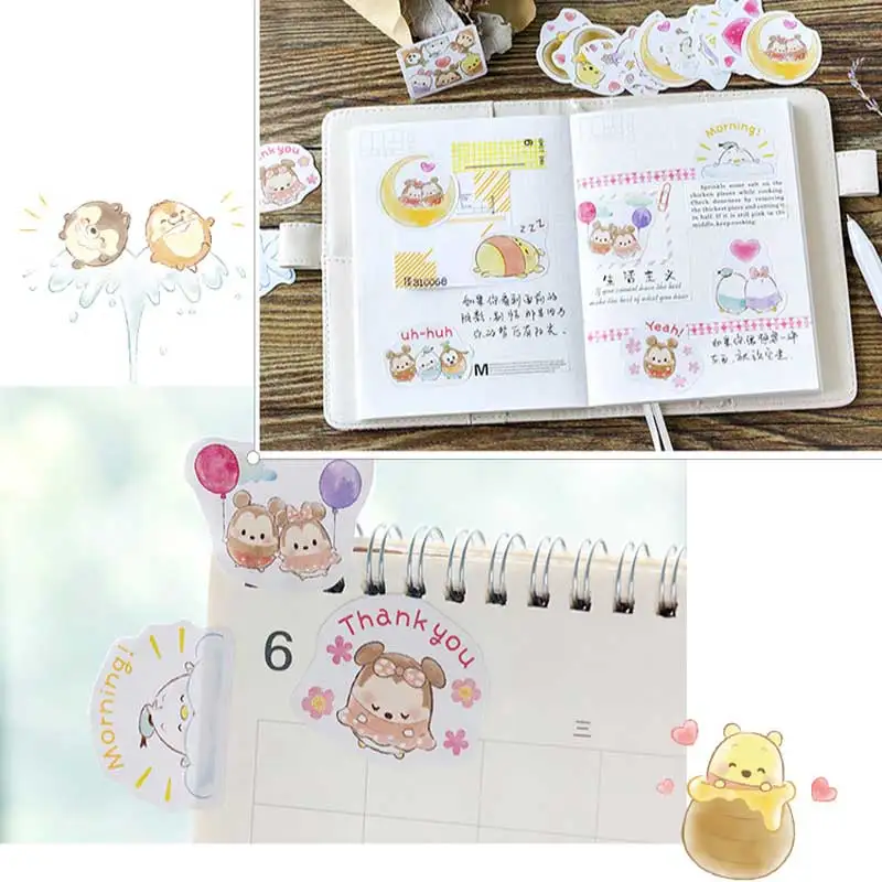 45 шт./кор. милое животное Стикеры s Kawaii Япония планировщик украшение бумажная наклейка для творчества альбом дневник стационарный Скрапбукинг ярлык-наклейка