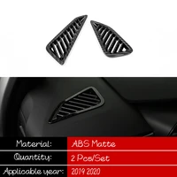 abs plastic for toyota corolla 2019 2020 car accessories front small air outlet decoration cover trim car sticker styling 2pcs