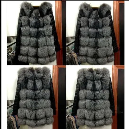 2019 Winter Women's Faux Fur Jacket Artificial Overcoat Furry Coat Femme Plus Size Fluffy Fake Outwear Z322 | Женская одежда