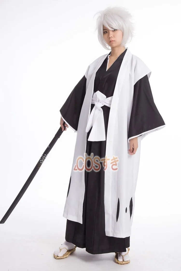 Японские Аниме Косплей Bleach 10-й дивизион капитан тосиро Hitsugaya взрослые вечерние костюмы на Хэллоуин для мужчин на заказ