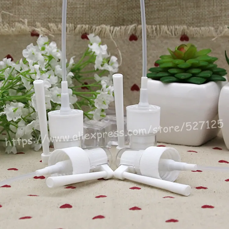 Флакон для образцов ПЭТ красивых цветов 30 мл с белым пластиковым распылителем