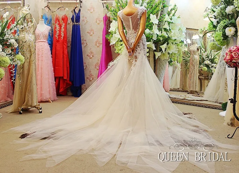 Сексуальные винтажные свадебные платья на заказ кружевные прозрачные русалки