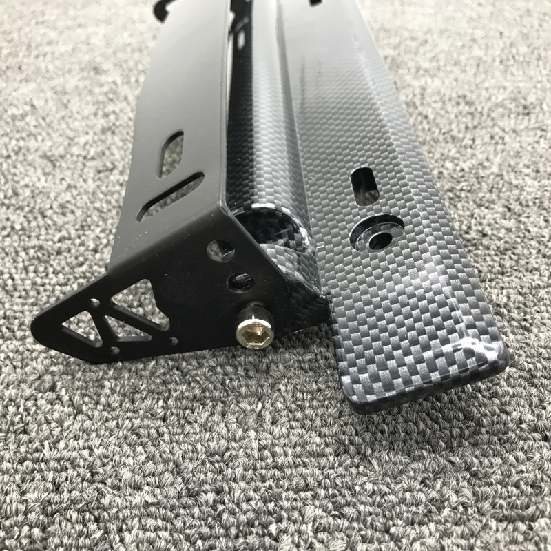 JEAZEA Universal Carbon Fiber Adjustable Number License Plate Frame Holder Bracket Hold Mount Relocator for VW Audi Ford | Автомобили и
