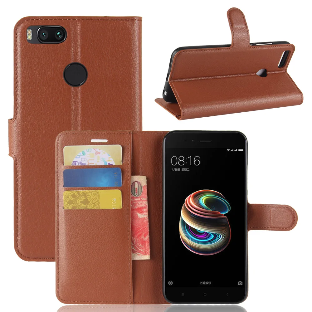 Роскошный флип кейс Befosson для Xiaomi Mi 5x чехол из мягкого ТПУ искусственной кожи