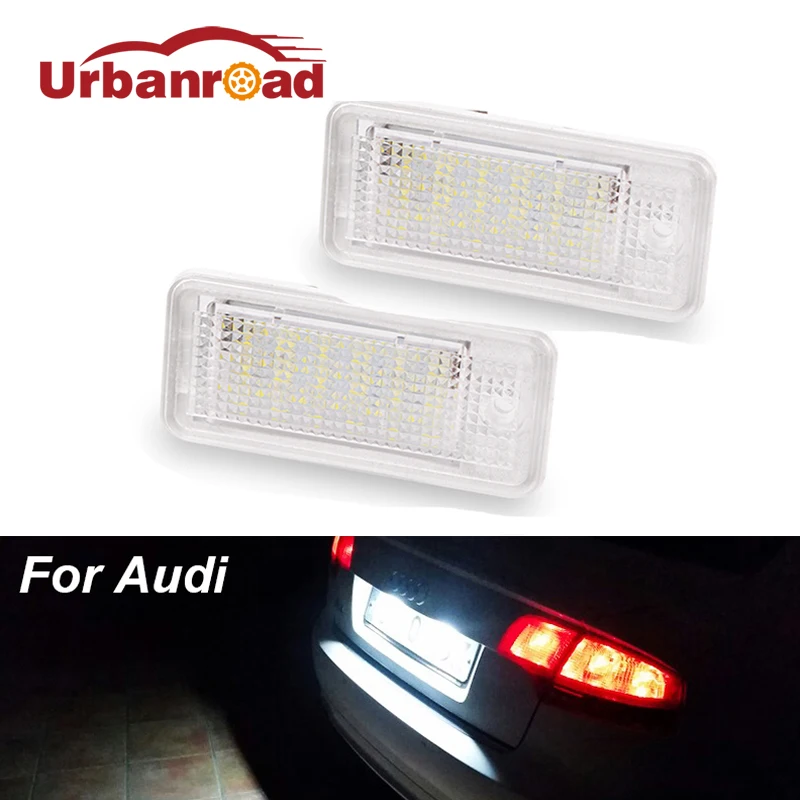 СВЕТОДИОДНЫЙ Автомобильный номерной знак светильник 18SMD 3 Вт для Audi A4 A6 C6 A3 S3 S4 B6 B7