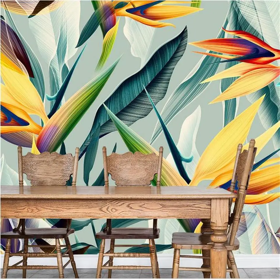 3d обои на заказ фотообои для гостиной великолепный рай птица картина Диван ТВ Фон