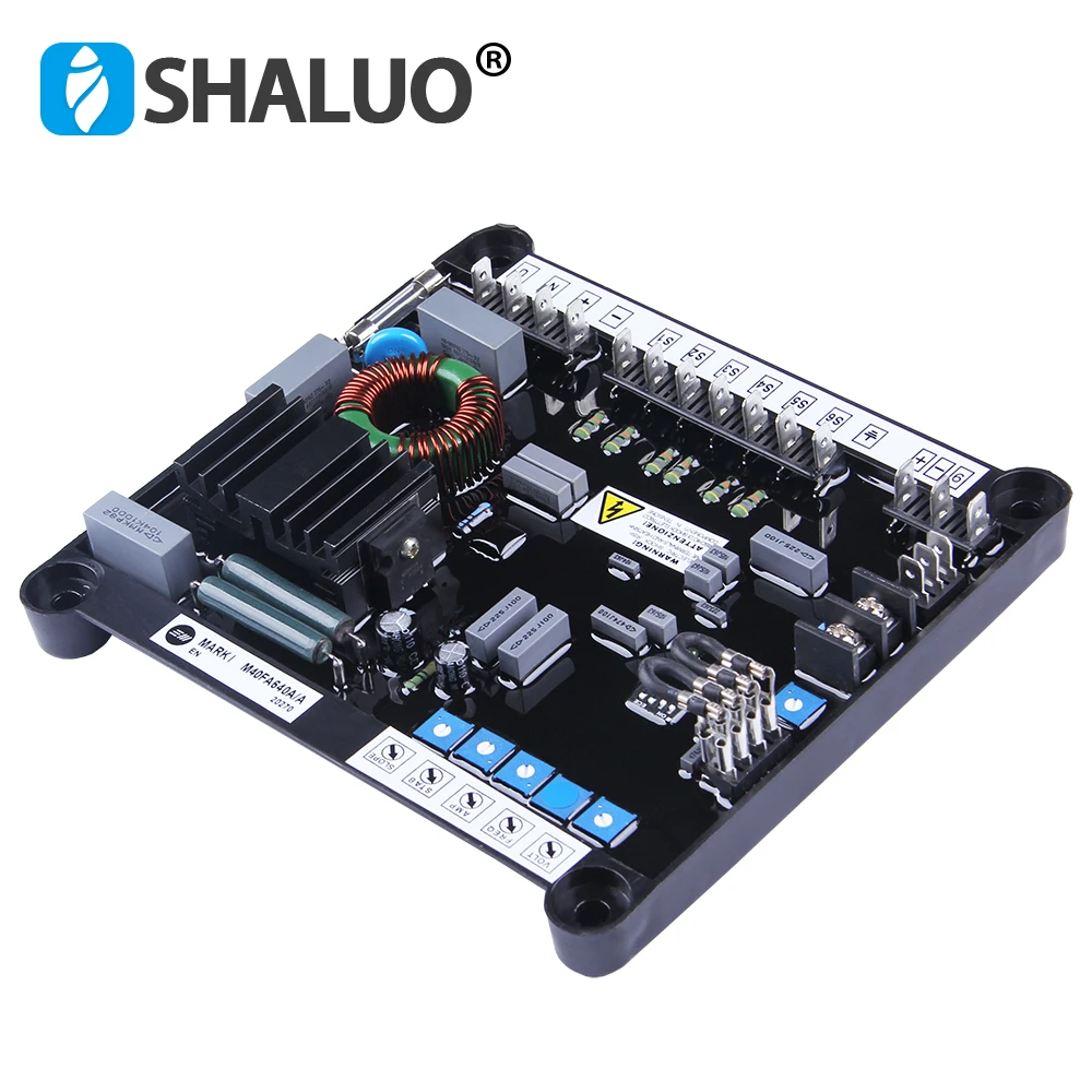AC AVR M40FA640A Marki бесщеточный бесшумный дизельный генератор автоматические регуляторы напряжения 380 В трехфазный Регулируемый стабилизатор