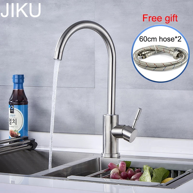 JIKU Современный Смеситель для кухни смесители для раковины горячей и холодной раковины смесители для кухни ванной комнаты однорычажный смеситель черный смеситель для раковины