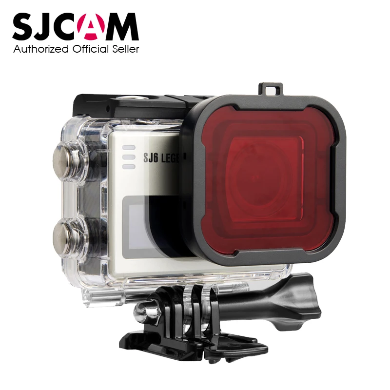 Красный фильтр для дайвинга SJCAM SJ6 Legend спортивных экшн камер Legend|filter sjcam|filters for