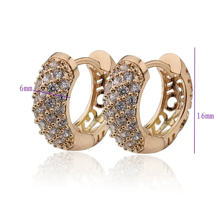 2 пар/лот золотые серьги кольца CC для женщин женская бижутерия индийские