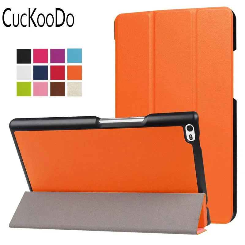CucKooDo 50 шт./лот для Lenovo Tab 4 8 дюймов Ультратонкий чехол-подставка нового планшета 2017