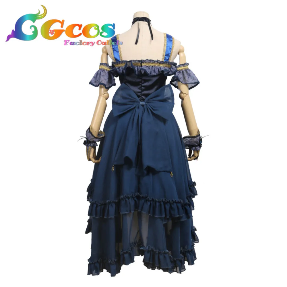 CGCOS Косплэй костюм Bang Dream! Roselia 4th одиночный minminato Yukina платья одежда Униформа CG377