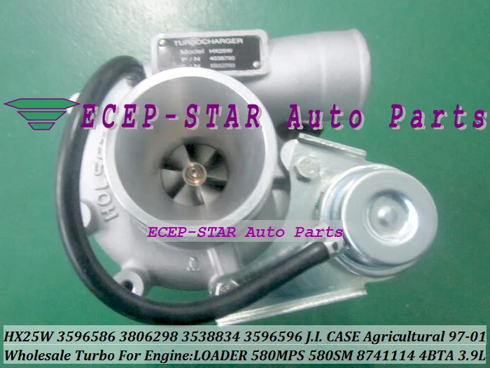 Турбокомпрессор HX25W 3596586 3806298 3538834 3538993 3596596 для J.I. Чехол сельскохозяйственный 97-01