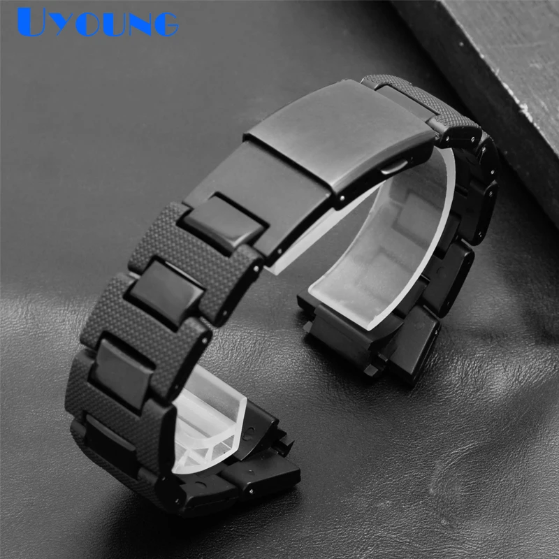 Plastic watchstrap Convex mouth bracelet 26*16mm watchband Steel Case Bumper for casio DW-6900/DW9600/DW5600/GW-M5610 watch band