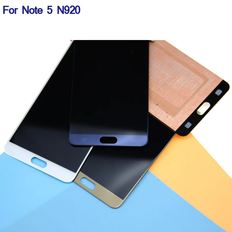 Для Samsung Galaxy Note 5 N920A N920 N920F N920C N920G ЖК-дисплей сенсорный дигитайзер сенсор Стекло в