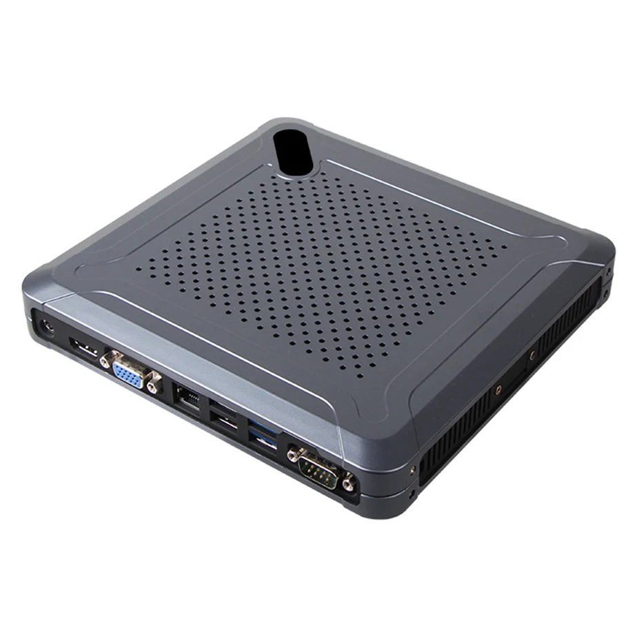 Мини ПК настольный компьютер AMD Quad Core LX 420 Windows 10/Ubuntu [HUNSN BH06L] (COM/VGA/HD/LAN/6USB2.0/2USB3.0)|Мини