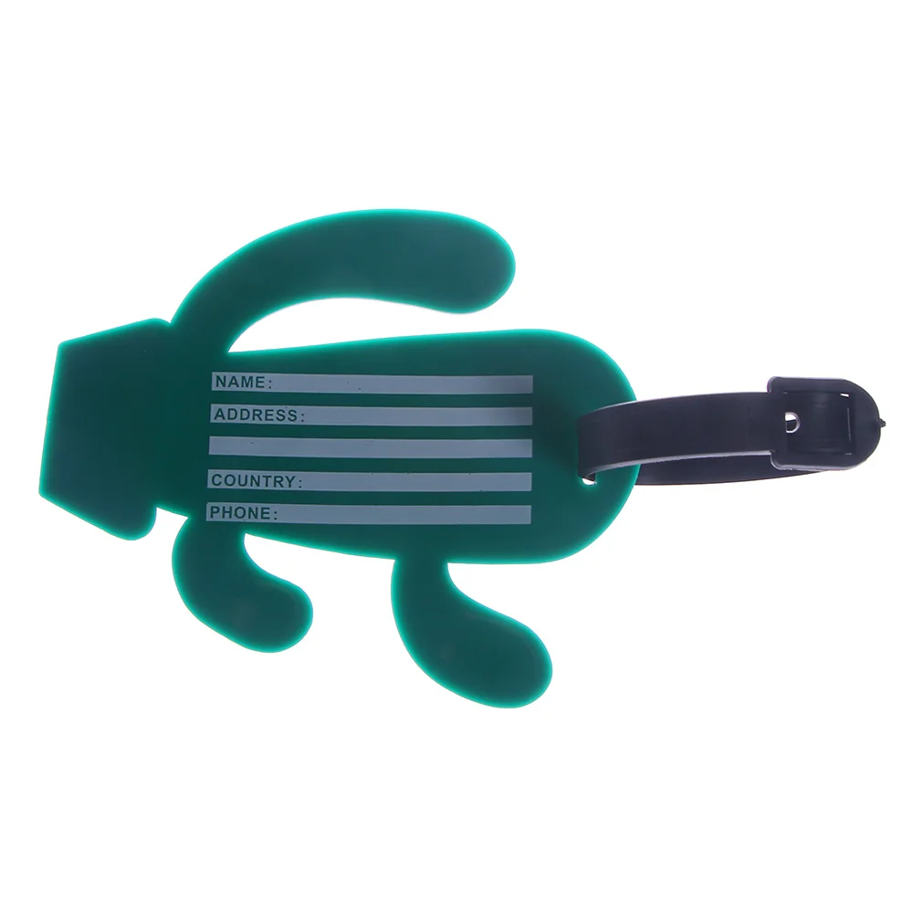 

1PCS Cute Cactus Watermelon Fruit Luggage Tag Suitcase Name ID Address Tags Fashion Silicon Label Bag Tag Travel Accessories