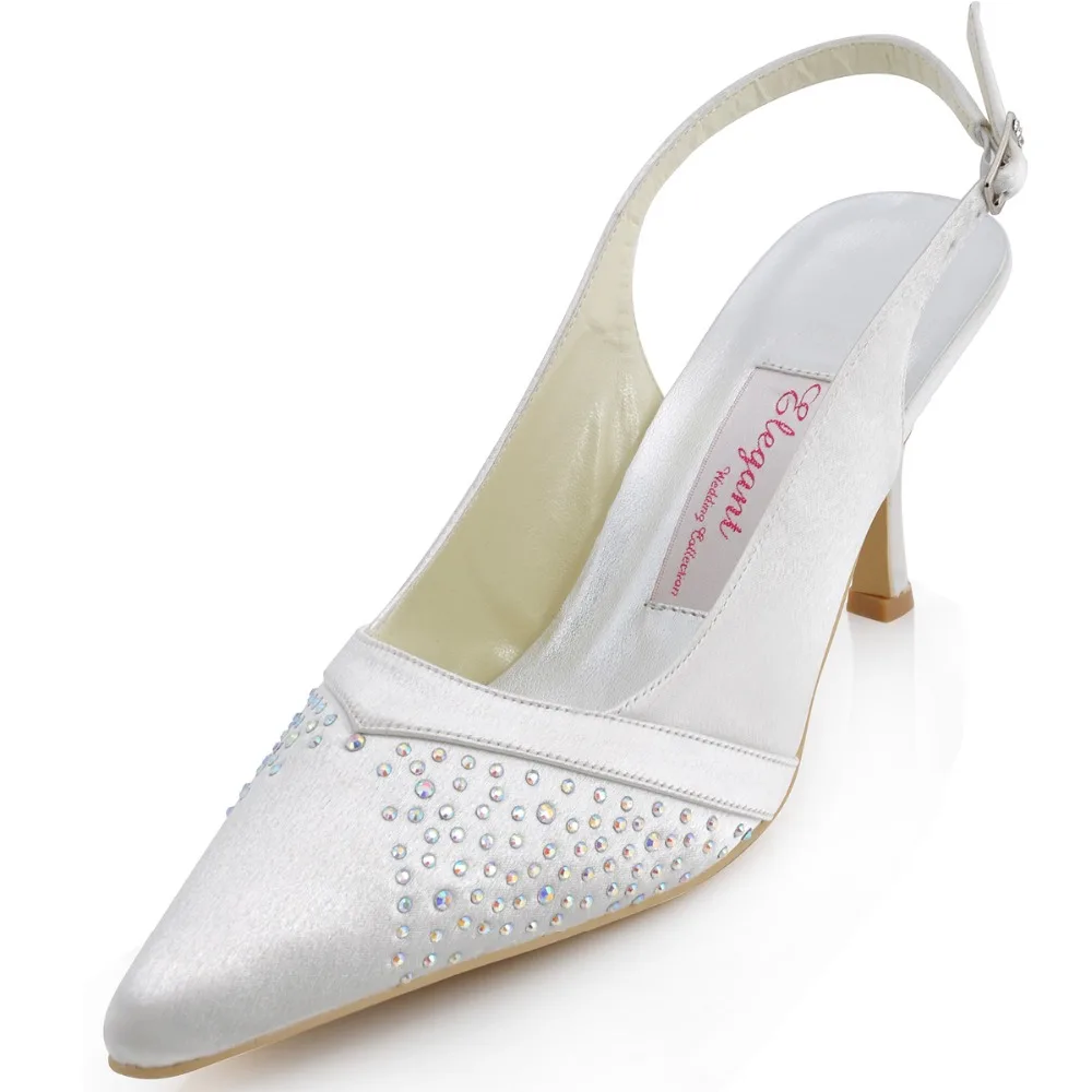 Женские туфли лодочки с острым носком стразы босоножки вырезом на пятке бант