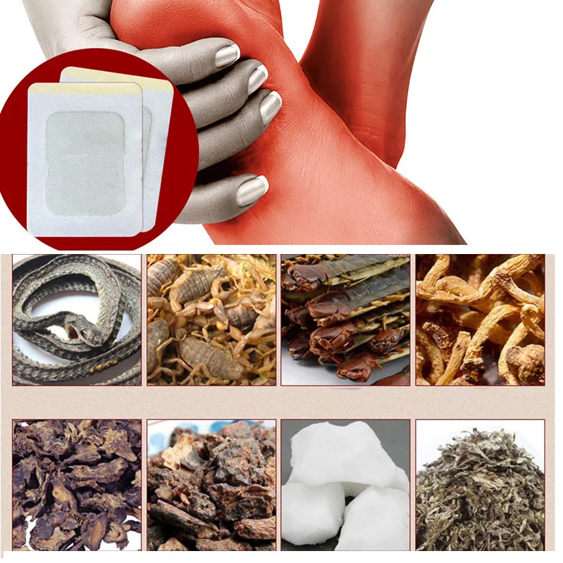 8 шт./пакет боль в пятке Пластырь от боли рельеф травяные патчи костной Шпоры