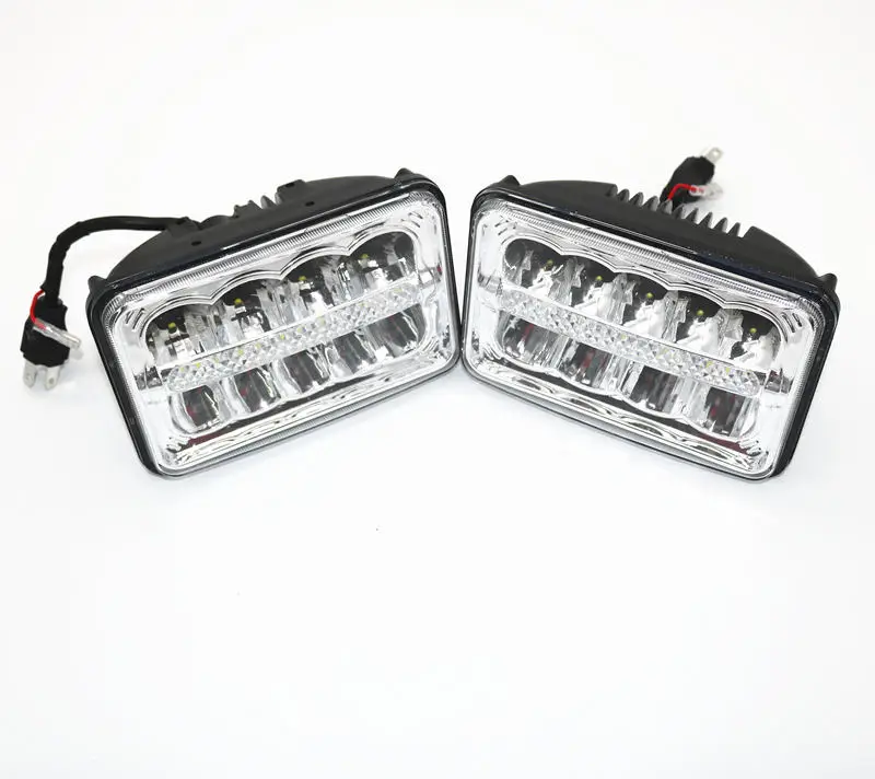 4х6 стеклянная рамка для внешний светодиодный фары H4 низкая/дальнего света 12В 4x6