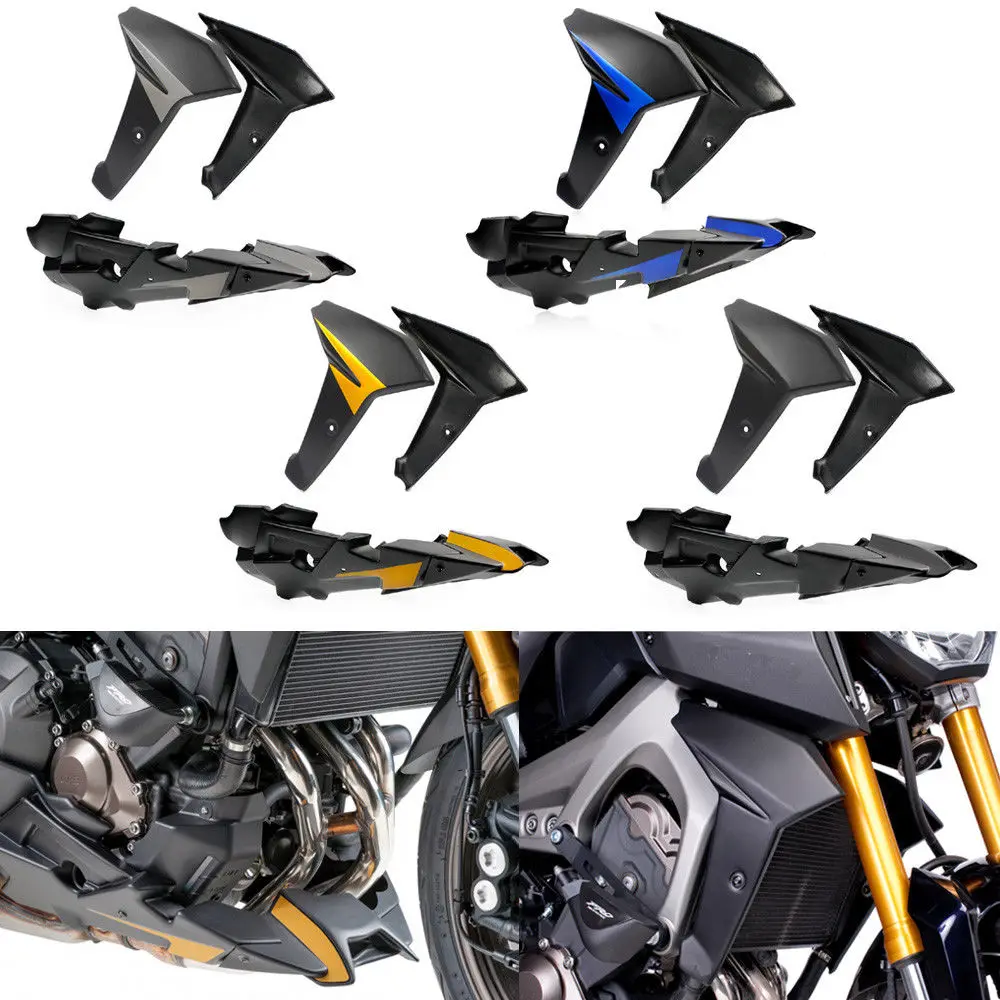 Bellypan обтекатель двигателя с боковым корпусом радиатора корпуса для Yamaha FZ MT FJ 09 FZ09